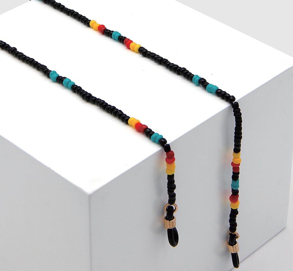 Cadena abalorios multicolor