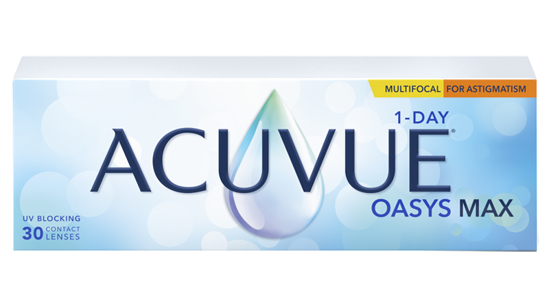 Blister Acuvue Oasys 1 Day Max Multifocal for Astigmatism Johnson &amp; Johnson