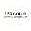 Talco solar Cr-39 semi-espejado gris degradado