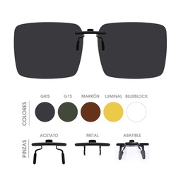 Suplemento solar polarizado clip estético SUP.1