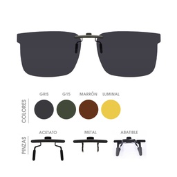 Suplemento solar polarizado clip estético SUP.4