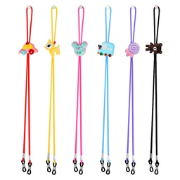 [CORD007SU] Pack (6) cordón gafas elástico infantil - Surtido