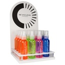 Expositor Novaclean capacidad para 16 limpiagafas 60 ml