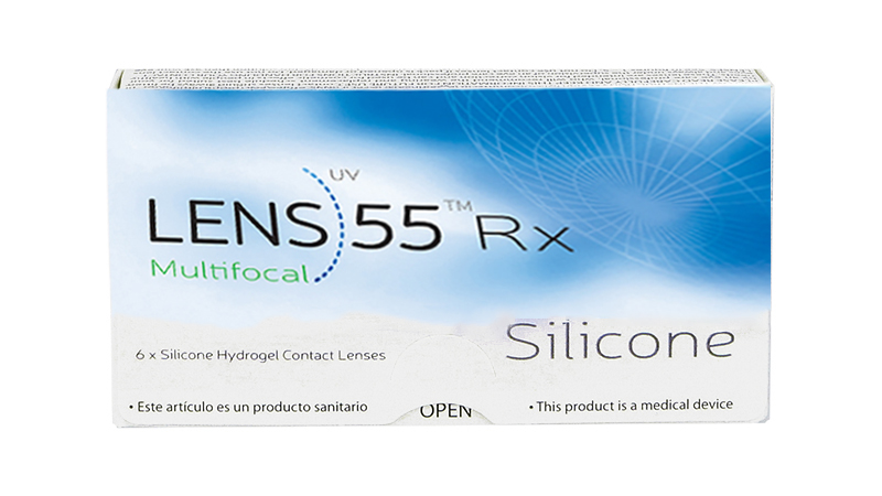Lens 55 Silicone Multifocal 6 pk Servilens