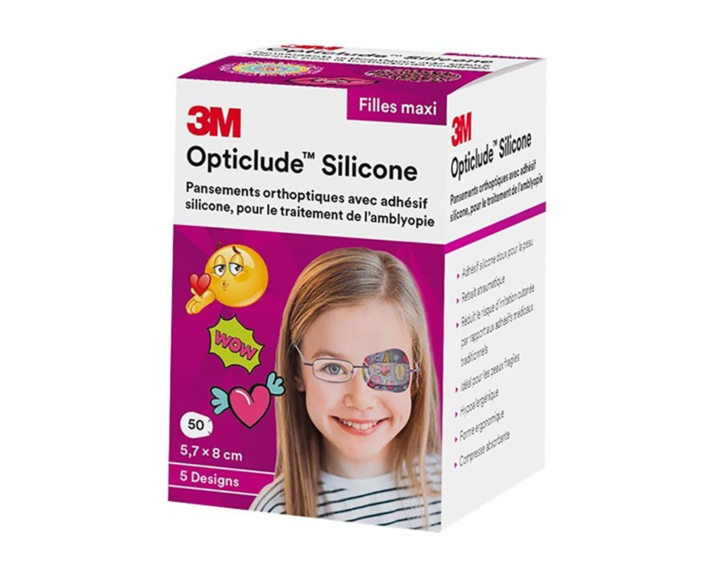 Parche oclusor infantil silicona 3M dibujo 50 ud