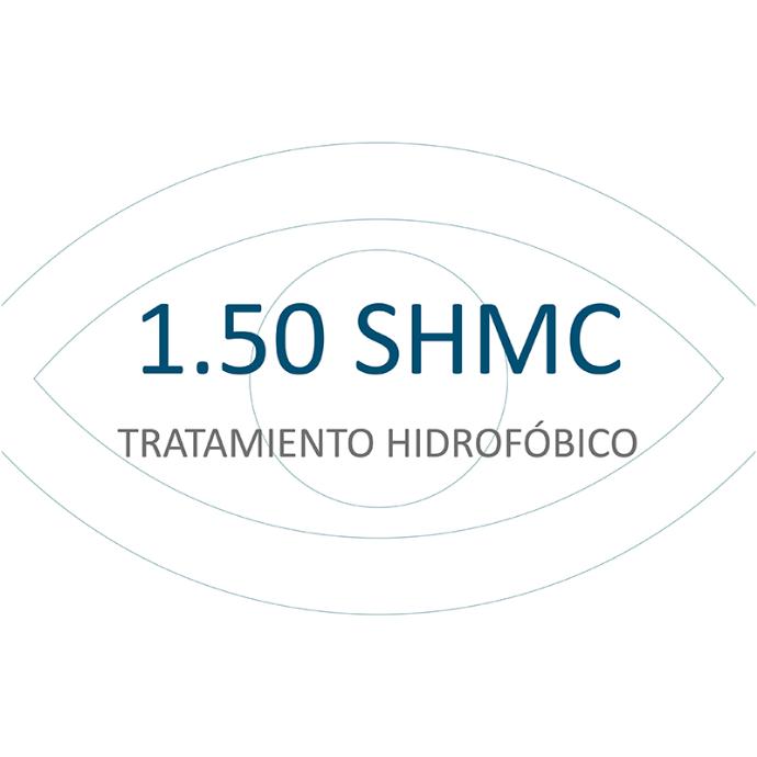 Lente Orgánica 1.50 SMCH Hidrófoba