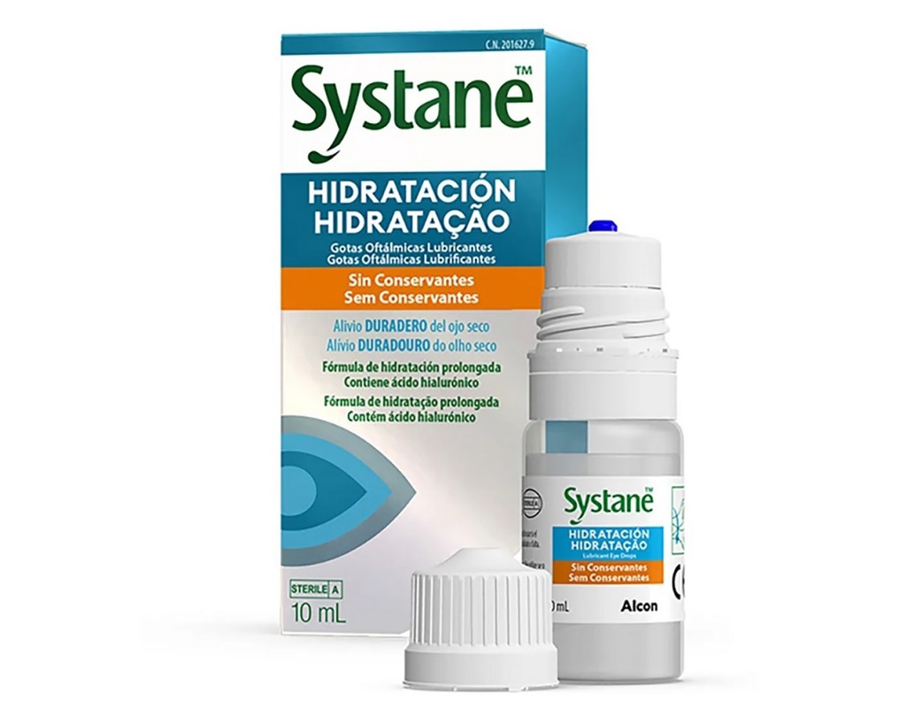 Systane HIDRATACIÓN 10 ml Alcon (Sin conservantes)