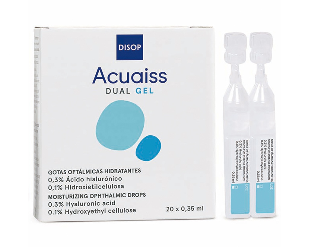 Acuaiss Dual Gel Gotas Humectantes 20 x 0.35ml Disop