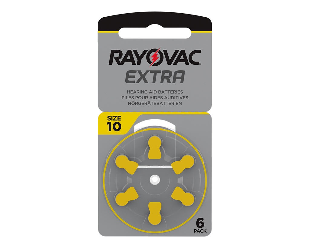 Rueda 6 ud pilas EXTRA Rayovac