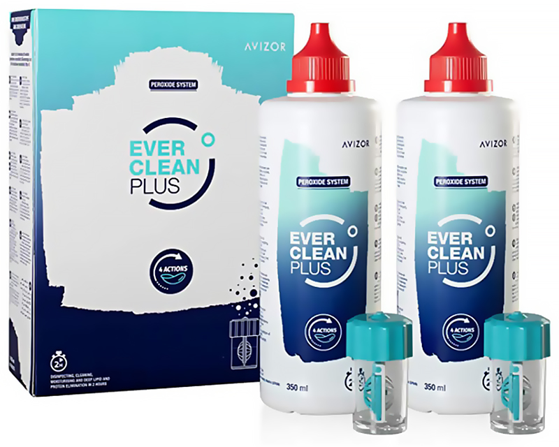 Everclean Plus 2 x 350 ml + 90 cps Avizor