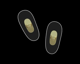 Plaqueta Tipo Ray-Ban P.V.C. Flexible Simétrica (10uds)