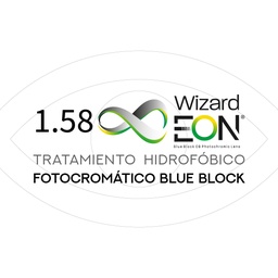 Lente Orgánica Fotocromática 1.58 WIZARD EON SHMC