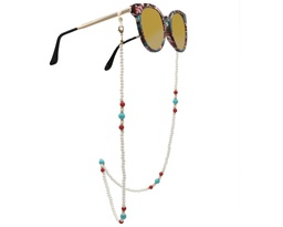 [CORD056] Cadena gafas perlas Anfítrite
