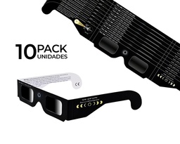 Pack 10 gafas eclipse homologadas ISO12312-2