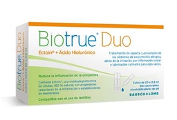 [BL.108] Biotrue Duo con Ectoín + Ácido Hialurónico 20x0.5 ml (Vidisan Alergia) Bausch+Lomb